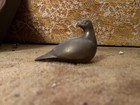 Pair Of Vintage Brass Dove Figurine Bird