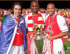Arsenal Full 2004 Signed Invincibles Team Printed Signature Jersey   Coa 03   04