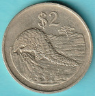 Zimbabwe 1997 Brass Two Dollar Coin Km 12 - Nice Coin See Scans