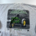 Vintage John Deere Tractor Sweatshirt Adult 2xl Xxl Gray Crew Neck Pullover