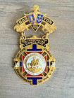 Antique Knights Templar  11  Medals  Badges  Pins Commandry Conclave Demolay Etc