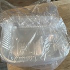 Carnival King 125 Count 2 Compartment Plastic Nacho And Cheese Tray 8x6x1 5   