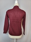 Elderado Maroon V-neck Cardigan With Pockets  Size  Youth Small  Nwt  Free Shipp