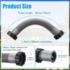 16 Inch Pool Pump Hose Replacement Interconnecting Hose For Sand Filter Pump    