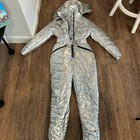 Women Solid Thick Hot Snowboard Skisuit Outdoor Zipper Hooded Jumpsuit Ski Suit