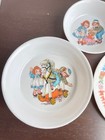 Vtg 1969 Raggedy Ann   Andy 3pc Child Set Oneida Bobbs Melamine Dinnerware 
