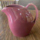 Vtg 30s-40s Hall  Riviera Tilted Pitcher Ice Lip Maroon Burgundy