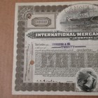 Antique 1922 Titanic International Mercantile Marine Stock Certificate 20 Shares