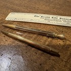 Vintage Gold Stik Magnetic Mechanical Pencil Set Of 2 Hexagon 3 5      Rulers