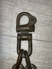 Antique Merriman Bronze Double Pulley Snap Shackle Boat Marine Hardware Vintage