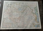 Vintage Large 2-sided Battlefields Of The Civil War Map 23x30 Poster 