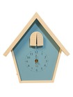 Pottery Barn Kids Blue Cuckoo Birdhouse Clock Playroom Nursery