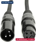Mfl  6 6 Ft Flexible Dmx Cable 3 Pin Signal Xlr Male To Female Cable Wire For St