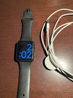 Apple Watch 7000 Series Aluminum Case 42mm W  Black Apple Sport Band Please Read
