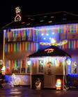 Christmas Lights 20 Tubes Multicolor Meteor Shower Icicle Lights 480 Led