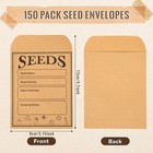 150pcs Seed Saving Envelopes 4 7x3 1 Inch