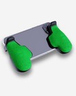 Puk Phone Gaming Grip - Black   Green Ergonomic Mobile Game Handle With 