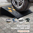 Vevor Heavy-duty Rubber Curb Ramp Set For Vehicles And Wheelchairs  15t Capacity