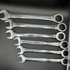 Gearwrench 14mm-19mm Metric Ratcheting Combination Wrench Set 6pc