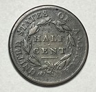 1810 Classic Head Half Cent - Circulated 1 2 Penny  W055