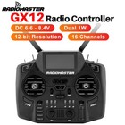 Radiomaster Gx12 Radio Controller Transmitter Elrs Dual-band 2 4ghz 900mhz 16ch