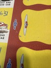 1951 Chevy Matchbook Covers Uncut Sheet Dealer Giveaway Promo