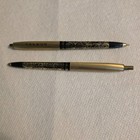 Vintage Chanel No 5 Arpege 14 Kt Gold Filigree Perfumed Ballpoint Pen Set 2 Pc