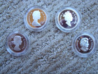 2004 Canada Effigies Of The Queen 50 Cent Coin Set - 92 5  Silver Proof