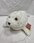 Vintage Dakin Lowbrow Friends Spencer White Seal Plush Stuffed Animal With Tags