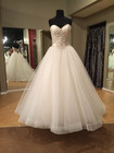 Wedding Dresses Sweetheart A Line White Ivory Tulle Sweep Train Bridal Gowns