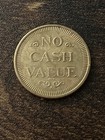Baseball Player No Cash Value Vintage Token Coin Tc674 