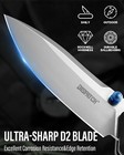 Carbon Fiber Handle Axis Lock Tactical Survival Outdoor Pocket Folding Knife Edc