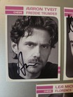 Chess On Broadway Signed Custom Cards - Aaron Tveit   Nicholas Christopher
