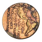 Wow 1901 Pan American Expo Medal Hk-289 Toned So Called Dollar 34mm