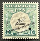 Travelstamps  1954 Nicaragua Specimen Stamp Scott  756 - Air Force Jet - Mnh Og