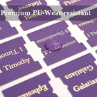 Purple Leather Bible Tabs  Gold Bible Tabs For Women Men  Bible Book Tabs For Wo
