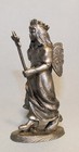 Michael Ricker Pewter Angel Figurine Star Staff Sculpture 18658 Signed 4 5in