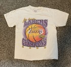 Vtg Los Angeles Lakers T Shirt Mens Medium Nba Finals 2000 Champions Kobe Shaq