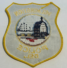 Wilmington Delaware Police Dark Blue Yellow Border Patch Unused