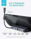 Anker Docking Station For Steam Deck rog Ally 6-in-1 Usb C Hub Hdmi 4k 60hz 100w