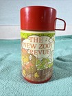 Vintage 1974 New Zoo Review Lunchbox  thermos Kit By Aladdin Nm Condition Rare