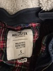 Hollister Mens Hooded Lined Bomber Heritage Collection Jacket  Size S