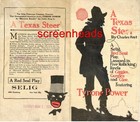 1916 Silent Movie Flyer  a Texas Steer Tyrone Power Sr      gay Interest   