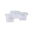 Karat 1oz Tall Pet Plastic Portion Cup Lids - 2 500 Ct  Fp-pl075-pet
