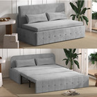 Queen Size Pull Out Sofa Bed  3 In 1 Convertible Sleeper Sofa For Living Room