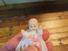 Vintage Miniature Dollhouse Bisque Victorian Baby Doll 1 12 Scale