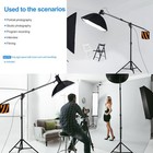2 In 1 Light Stand Photography 13ft Heavy Duty Tripod Stand With 6 2ft Boom A   