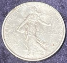 France 1964 Silver 5 Francs Coin In Very Good Condition
