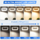 10x 30x 7   Extra Large Magnifying Glass With Light And Stand  5 Color Led