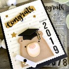 Hats Off To You Graduate Cutting Dies And Stamps Set     Graduation Cap Numbers  